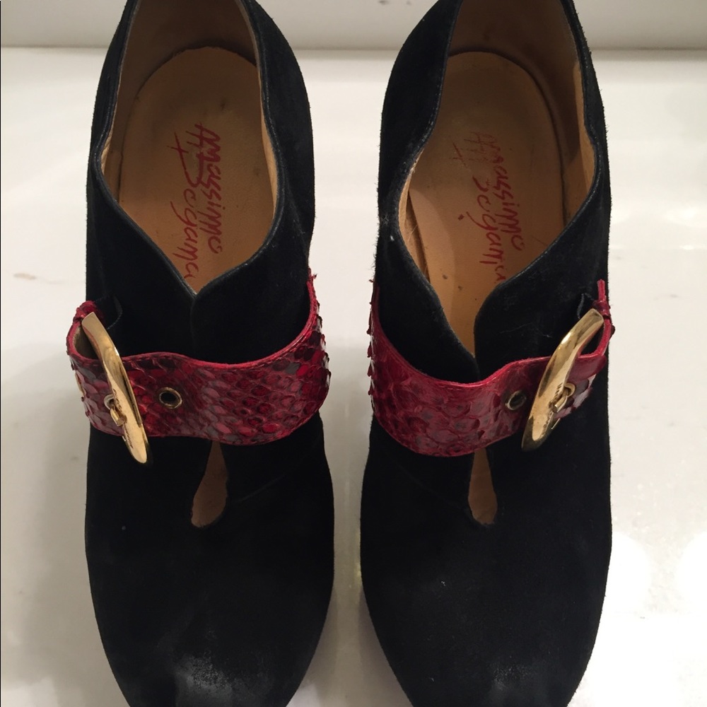 Massimo Dogana Python And Suede Bootie - image 6